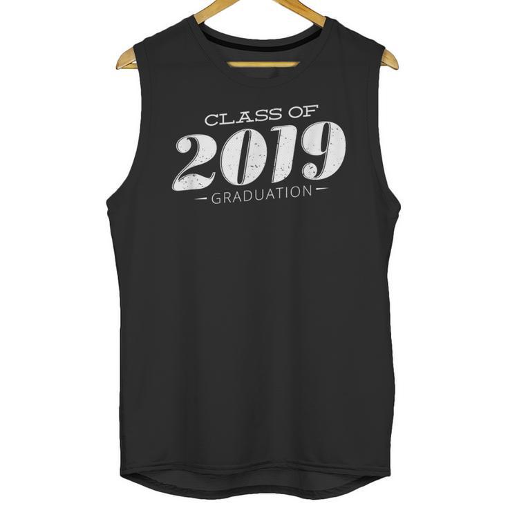 Cute Class Of 2019 Distressed Senior Graduation 2019 Unisex Tank Top