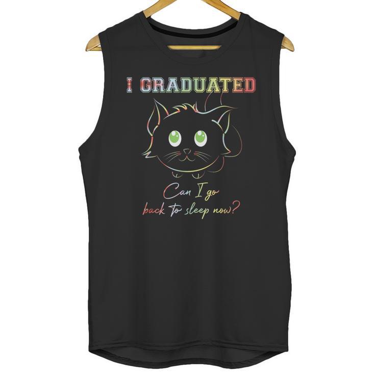 Cute Can I Go Back To Sleep Graduation Unisex Tank Top