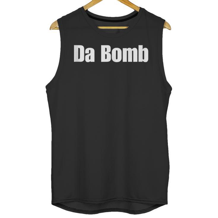 Da Bomb 90s Nostalgia Quote Unisex Tank Top