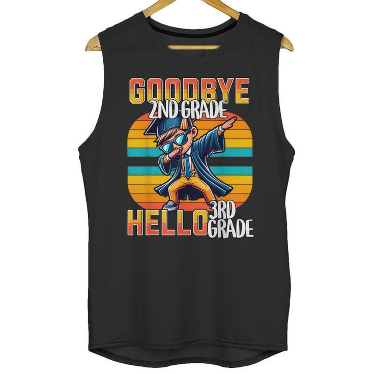 Dabbing Boy Goodbye 2nd Grade Hello 3rd Grade Graduation Unisex Tank Top