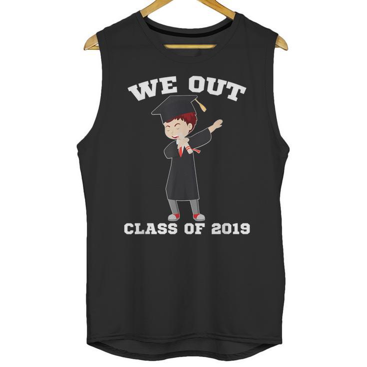 Dabbing Graduation Boy Class Of 2019 We Out Unisex Tank Top