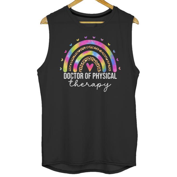 Doctor Of Physical Therapy Therapist DPT Graduation Rainbow Unisex Tank Top