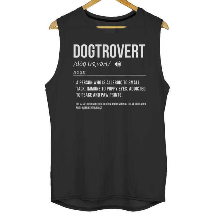 Dog Definition Introvert Dog Lover Dogtrovert Unisex Tank Top Dog Definition Introvert Dog Lover Dogtrovert Unisex Tank Top