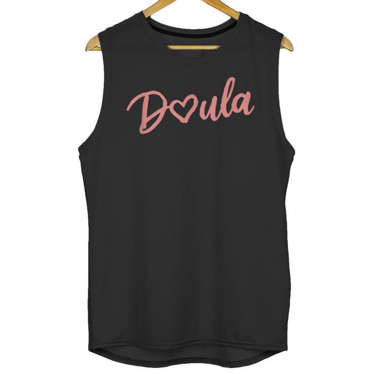 Doula Shirt Tee Heart Midwife Childbirth Graduation Unisex Tank Top