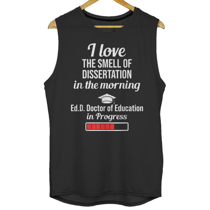 EdD Doctor Of Education Dissertation Doctorate Graduation Unisex Tank Top