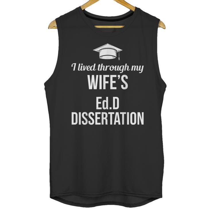 EDD Doctor Of Education EdD Wife Doctorate Graduation Unisex Tank Top