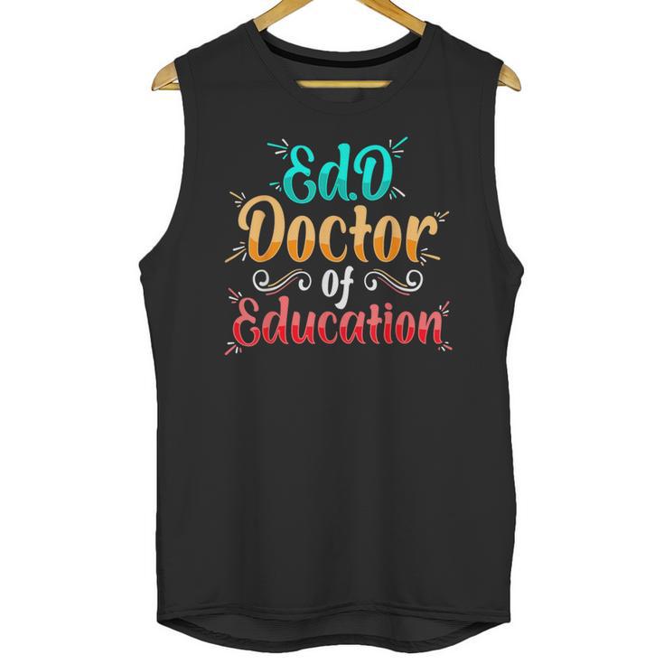 EdD Doctor Of Education Inspiring Doctorate Graduation Unisex Tank Top