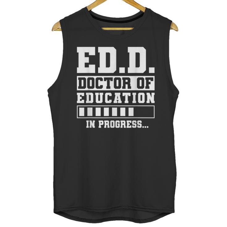 EdD Doctor Of Education In Progress EdD Graduation Unisex Tank Top
