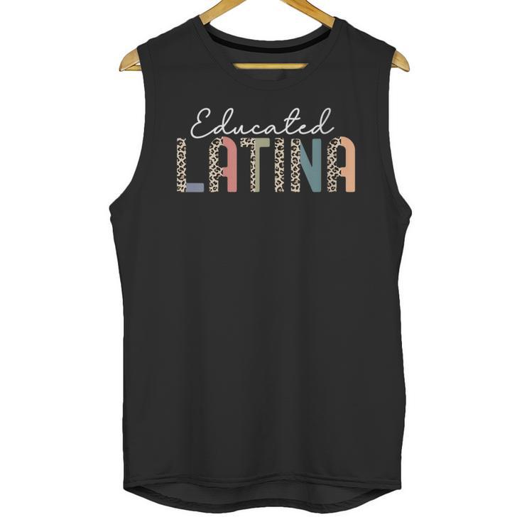 Educated Latina Proud Graduate Latinas Pride Graduation Unisex Tank Top