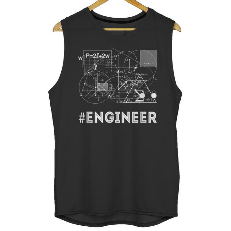 ENGINEER MATH COLLEGE GIFT IDEA GRADUATION T-SHIRT GRAPHIC Unisex Tank Top