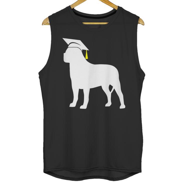 English Mastiff Graduation Dog Graduate Unisex Tank Top