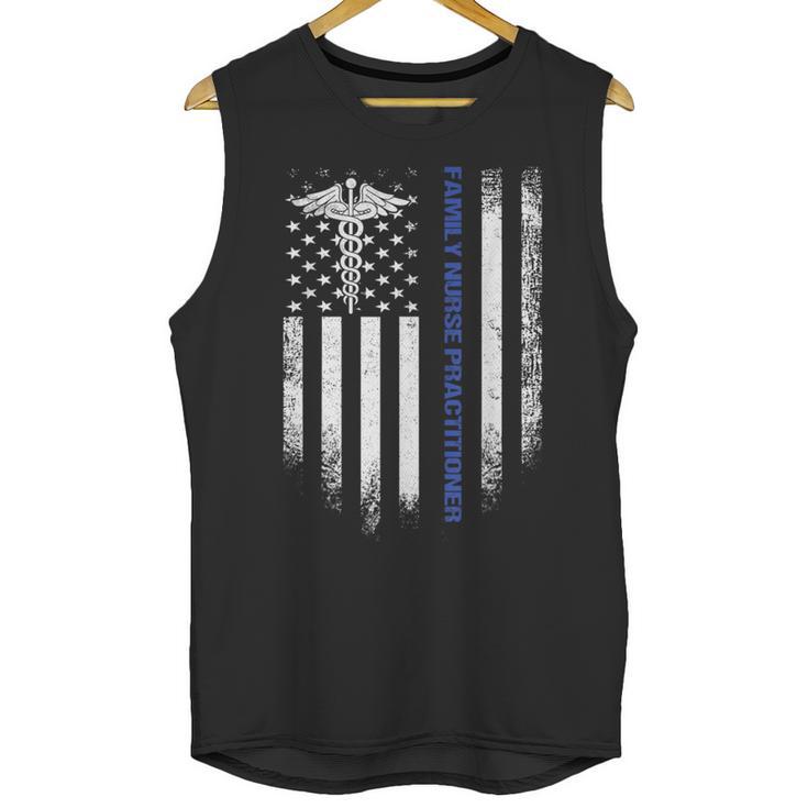 Family Nurse Practitioner Flag FNP Nursing Graduation Unisex Tank Top