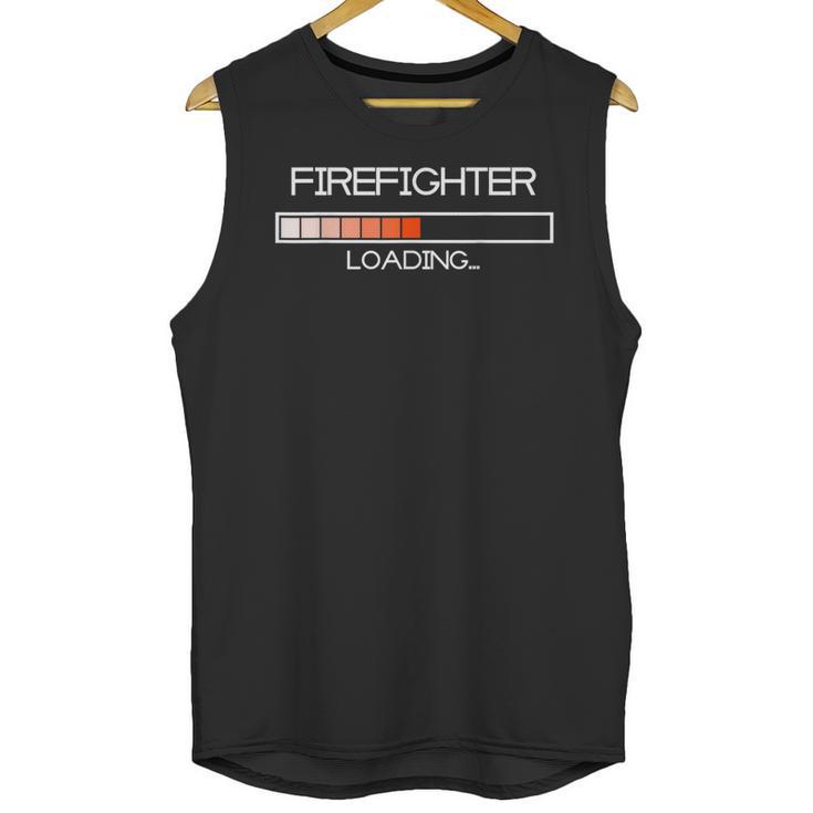 Firefighter Fire Resque Team By Bezra Future Firefighter Loading Fireguard Fireman Graduation Unisex Tank Top