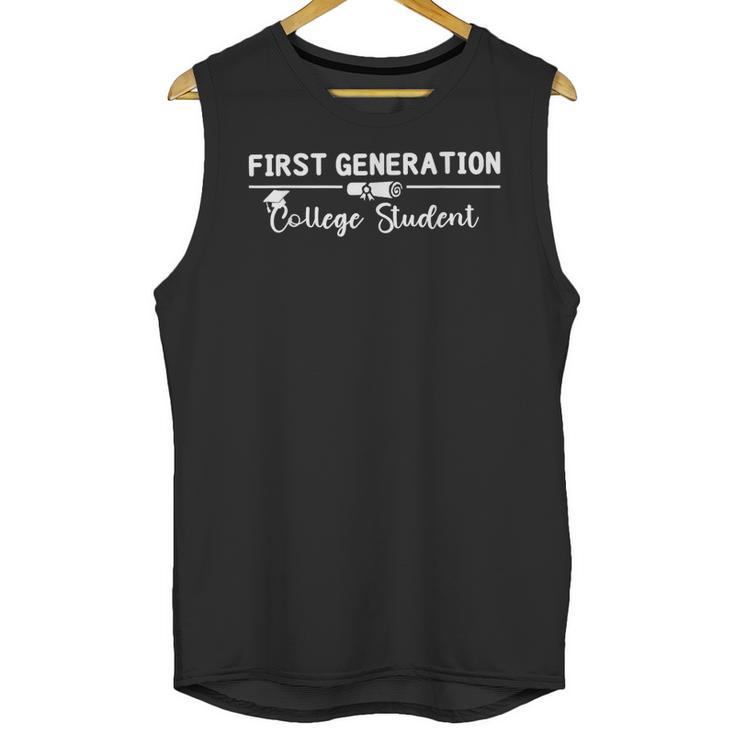 First Generation College Student Graduate Graduation Unisex Tank Top
