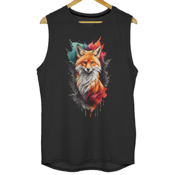 Fox For Fox Lovers Men Women Kids Introverts Unisex Tank Top