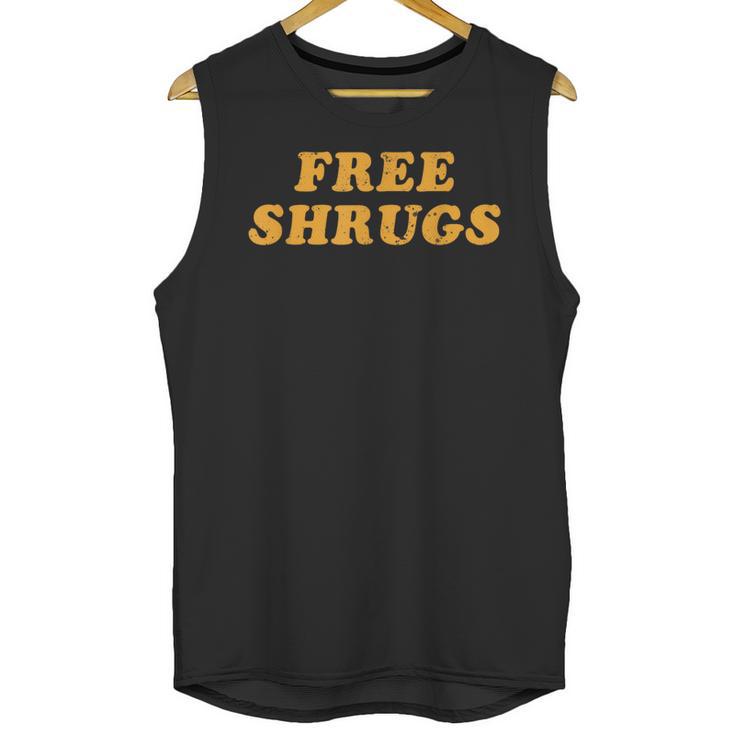 Free Shrugs Don't Care Introvert Unisex Tank Top Free Shrugs Don't Care Introvert Unisex Tank Top