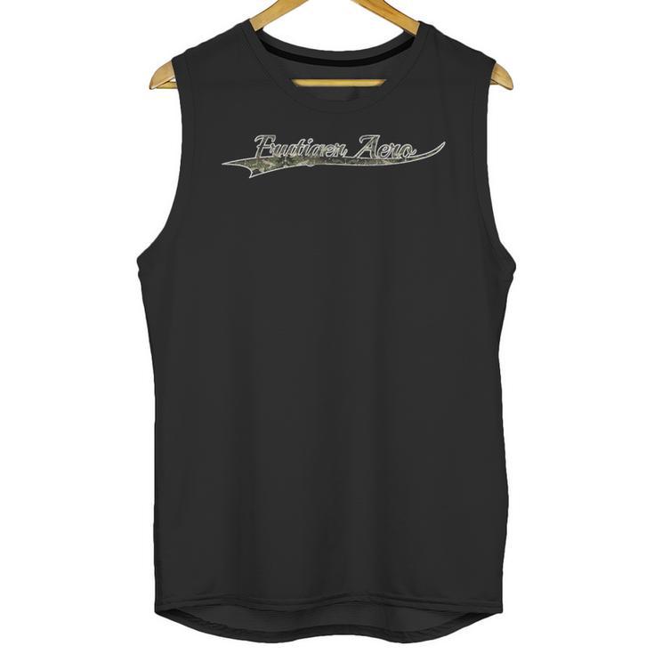 Frutiger Aero Aesthetic Camouflage Vintage Inspired Unisex Tank Top