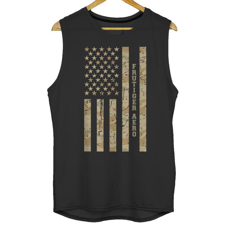 Frutiger Aero Aesthetic Retro Tech Desert Camo Distressed Unisex Tank Top