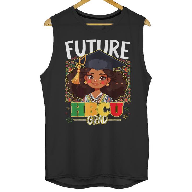 Future HBCU Grad Afro Girl College Graduation Kids Unisex Tank Top