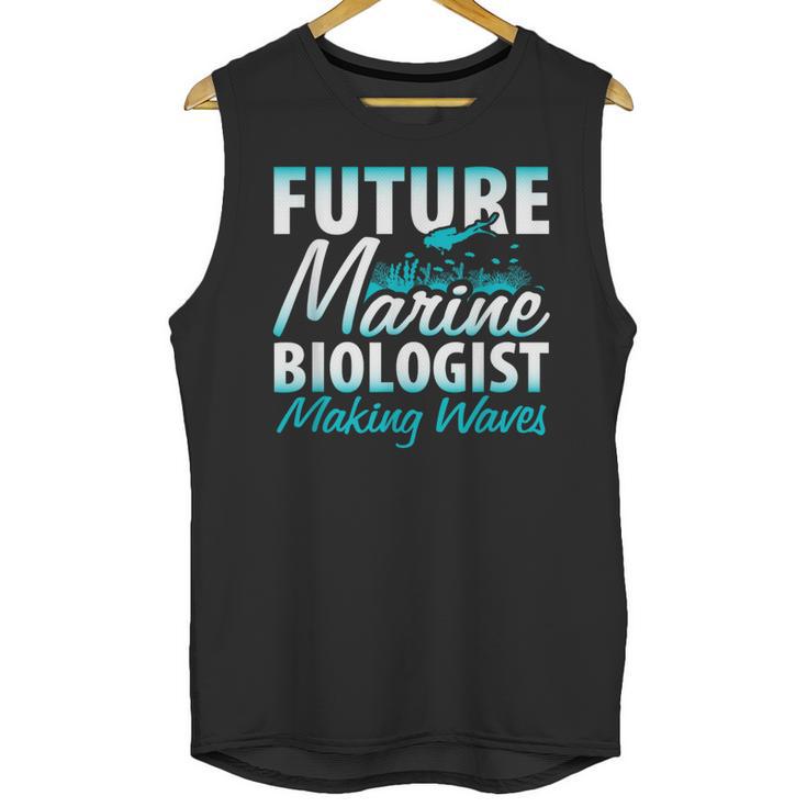 FUTURE MARINE BIOLOGIST MAKING WAVES Graduation T-Shirt Unisex Tank Top