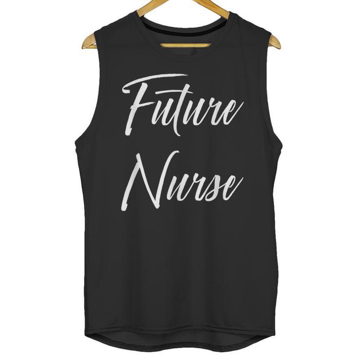 Future Nurse Shirt Cute Graduation Grad Unisex Tank Top