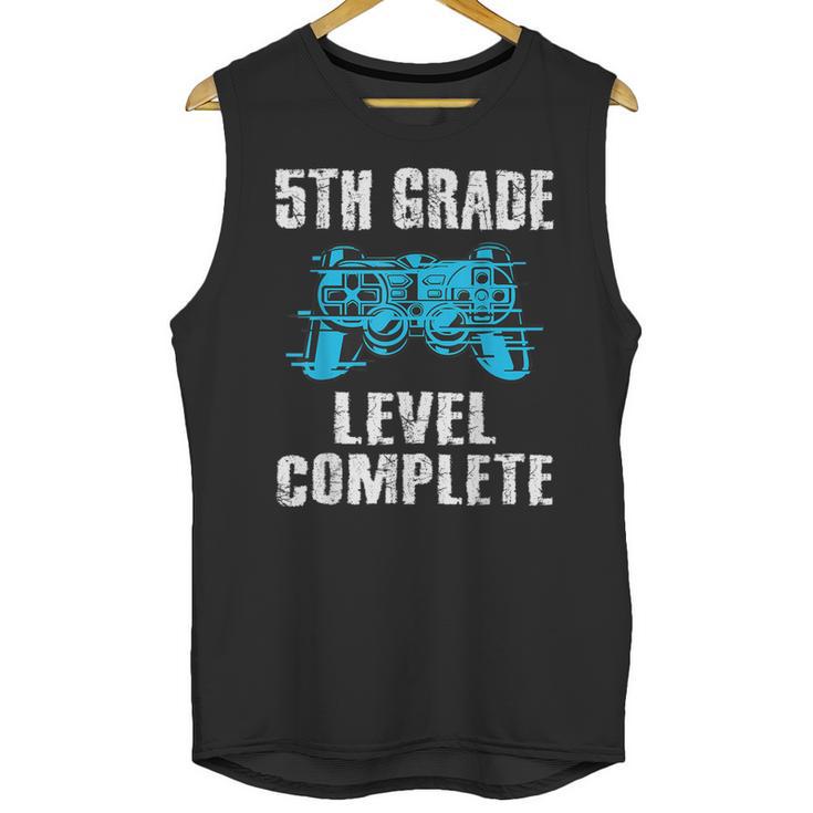 Gamer Graduation 5th Grade Level Complete Video Games Boys Unisex Tank Top