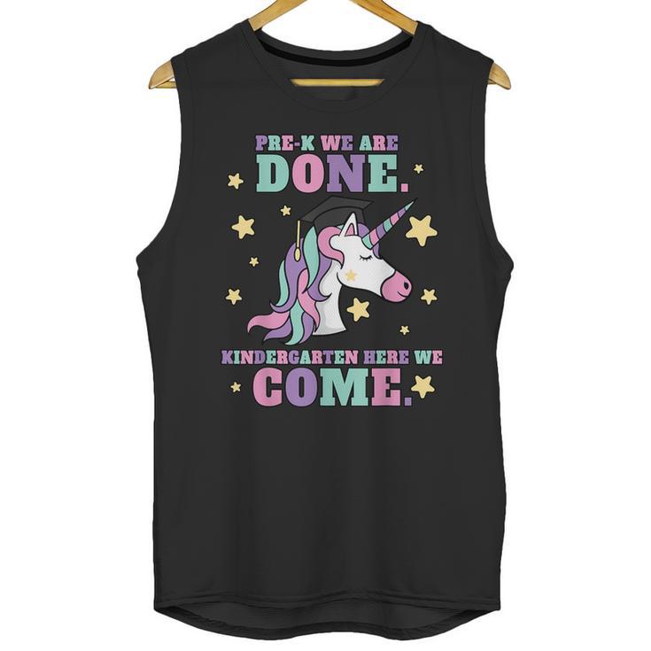 Girls Pre-K Graduation Magical Unicorn Unisex Tank Top