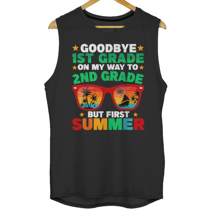 Goodbye 1st Grade First Summer Graduation Last Day Boys Unisex Tank Top
