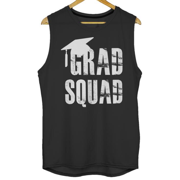 Grad Squad Graduate Graduation T-Shirt Graduation Idea Unisex Tank Top