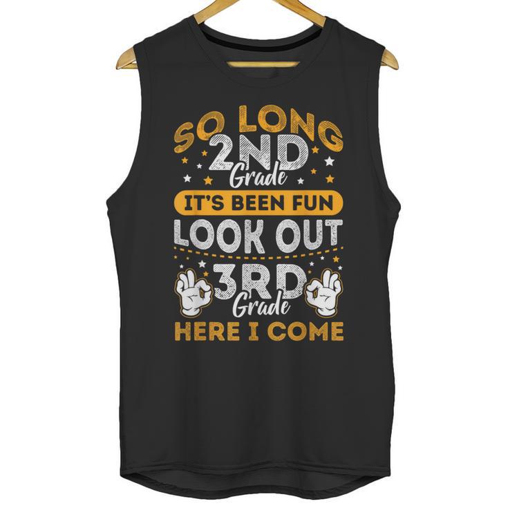 Grade So Long Second Grade It's Been Fun Graduation 2019 Unisex Tank Top