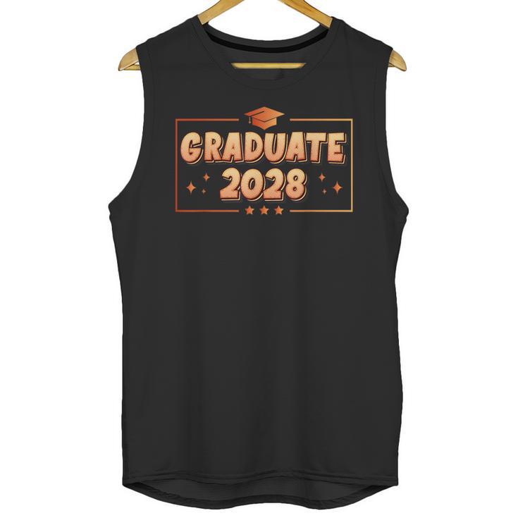 Graduate 2028 Class Of 2028 Senior Graduation Unisex Tank Top