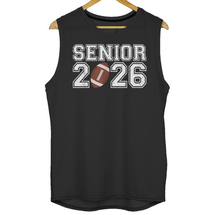 Graduate Senior Class Of 2026 Graduation American Football Unisex Tank Top