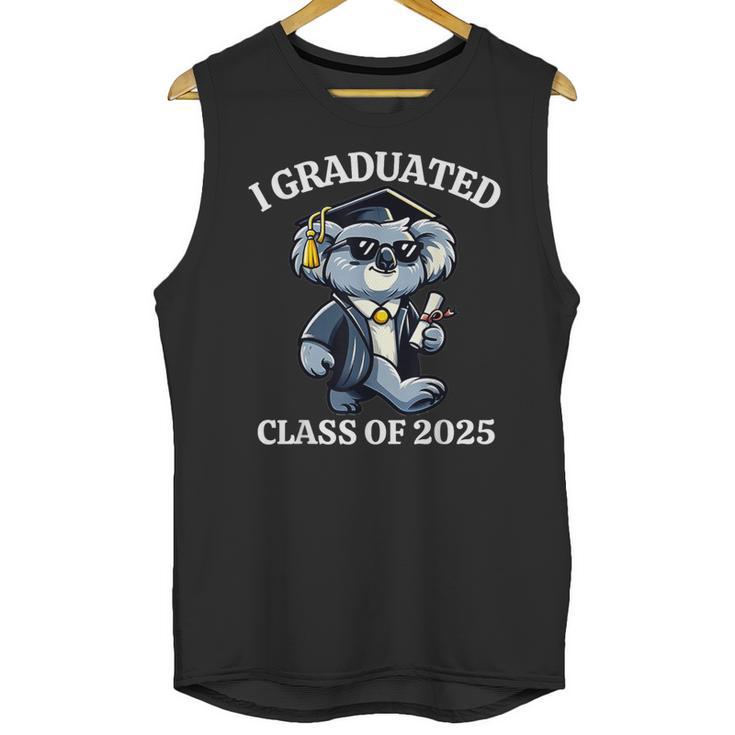 I Graduated Graduate Class Of 2025 Koala Graduation Unisex Tank Top
