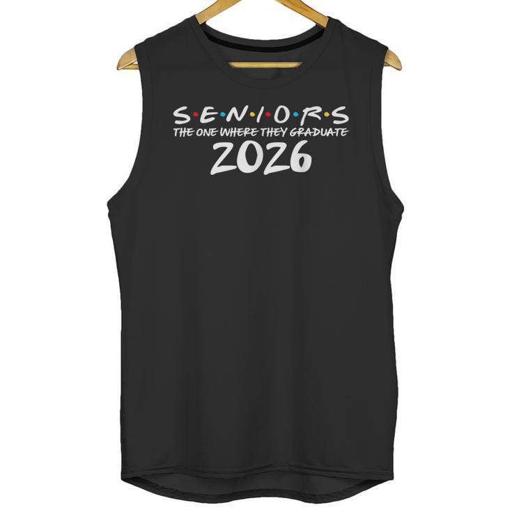 Graduation Announcements 2026 Retro Class Of 2026 Senior Unisex Tank Top