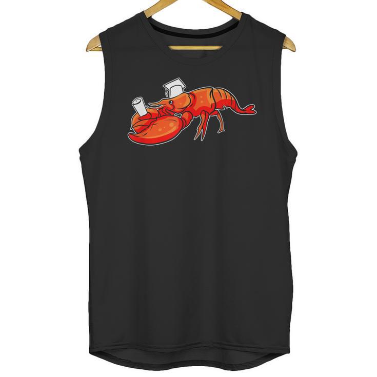 Graduation Bachelor Master Doctor PhD Study School Lobster Unisex Tank Top