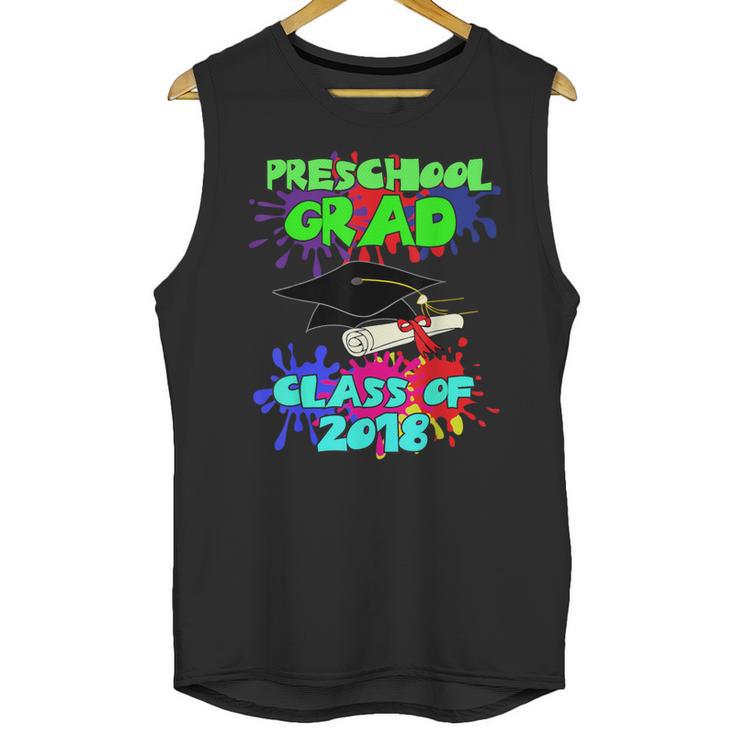 Graduation Class 2018 Cap Gown Shirt Preschool Graduate Unisex Tank Top