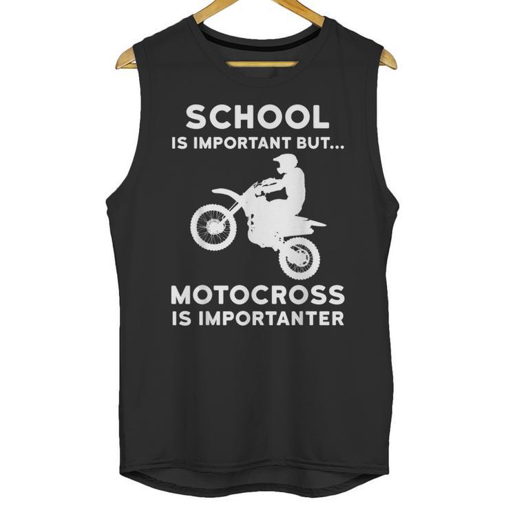 Graduation Shirt For Dirtbike Motocross Riders Unisex Tank Top