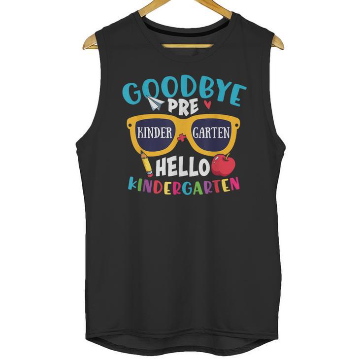 Graduation Shirt Goodbye PreK Hello Kindergarten School Unisex Tank Top