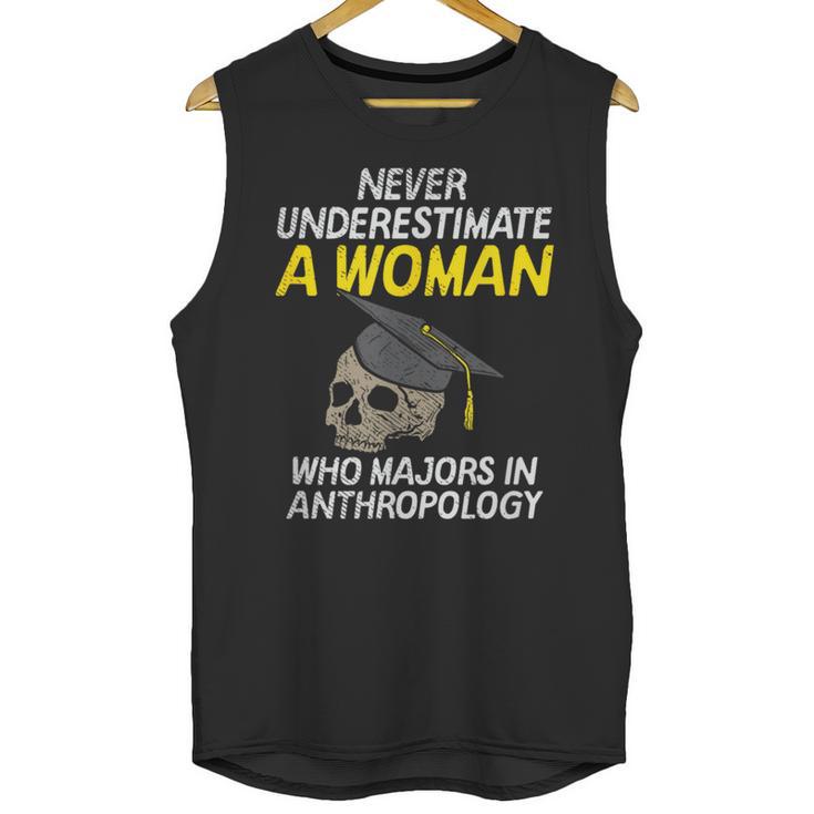 Graduation Student Who Majors In Anthropology Unisex Tank Top