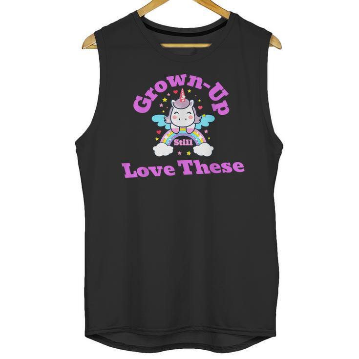 Grown-Up Still Love These Magical Unicorn Nostalgia Unisex Tank Top