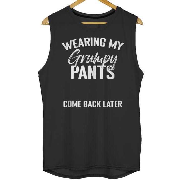 Grumpy Antisocials Sarcastic Quote For Introverts Unisex Tank Top