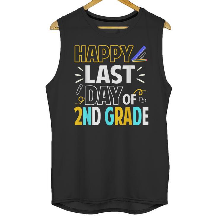 Happy Last Day Of 2nd Grade Shirt Cutie Graduation Unisex Tank Top