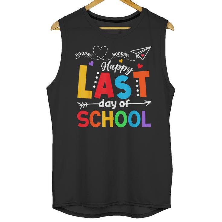 Happy Last Day Of School Teacher Women Student Graduation Unisex Tank Top