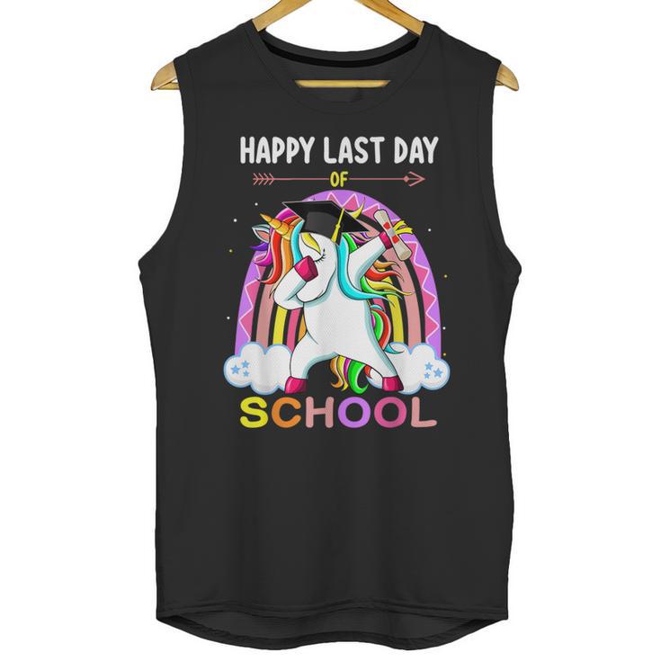 Happy Last Days Of School Graduation Class 2022 Unicorn Girl Unisex Tank Top