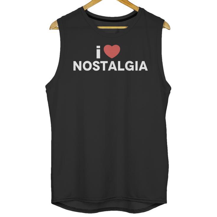 I Heart Love Nostalgia Unisex Tank Top