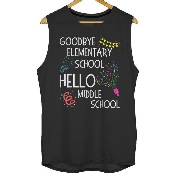 Hello Middle School Graduation Elementary School T-Shirt Unisex Tank Top