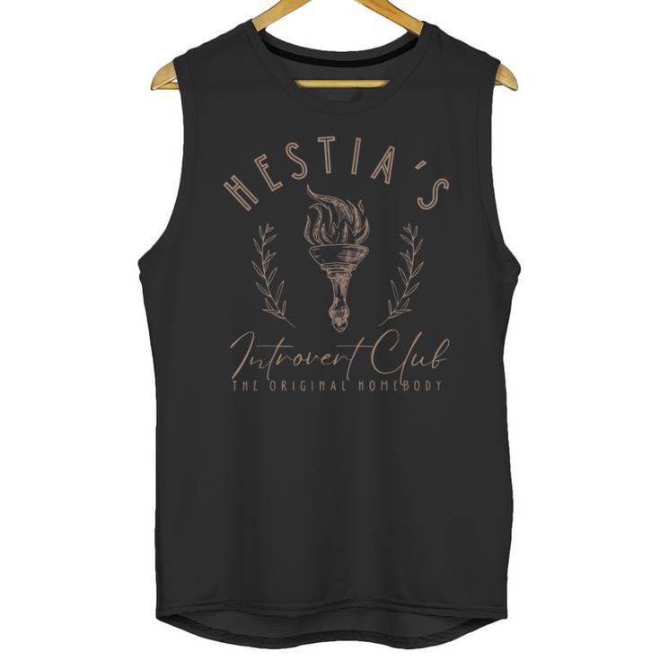 Hestia Introvert Club Greek Mythology Unisex Tank Top
