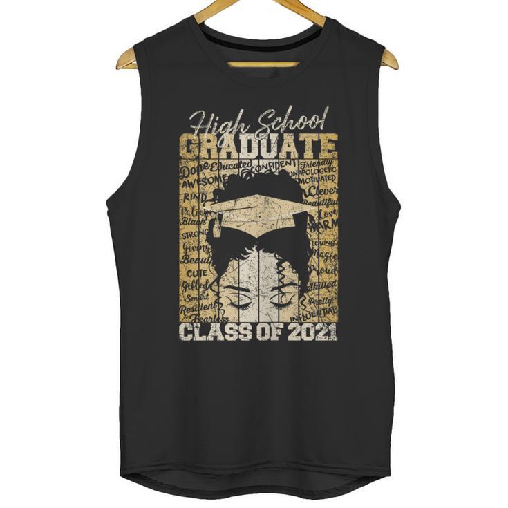 High School Graduate Queen Class Of 2021 Graduation Unisex Tank Top