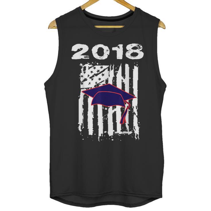 High School Graduation T Shirt Flag College Graduation Unisex Tank Top