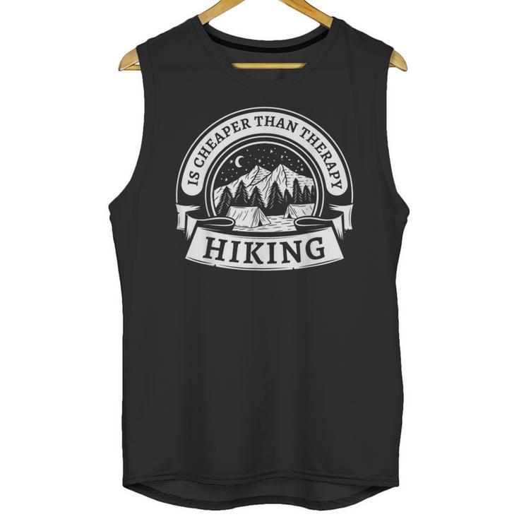 Hiking It's Cheaper Than A Therapy Introvert Shirt Unisex Tank Top